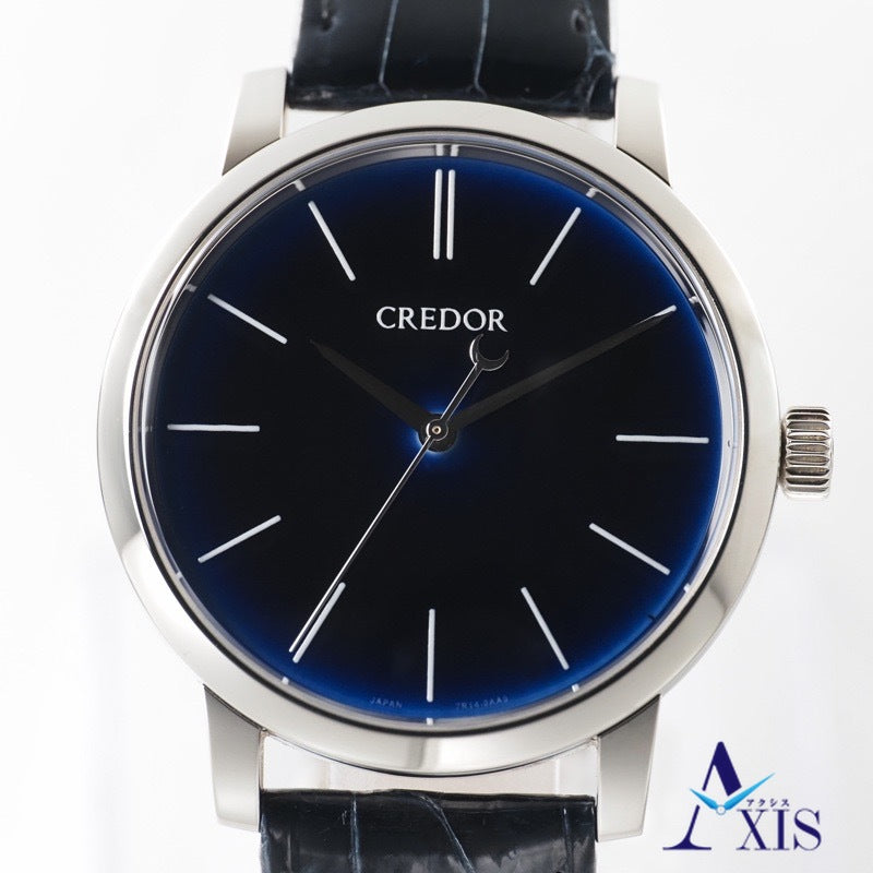 セイコー クレドール GBLT997 叡智2 (Eichi2) マスターピース セイコー140周年記念モデル ブルー プラチナ