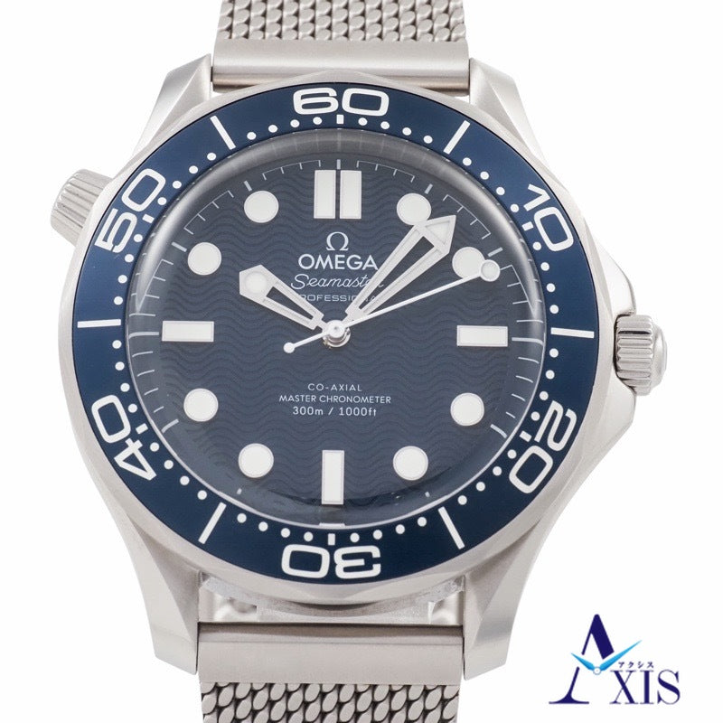 オメガ 210.30.42.20.03.002 シーマスター ダイバー300M ボンド映画60周年記念モデル ブルー ステンレス