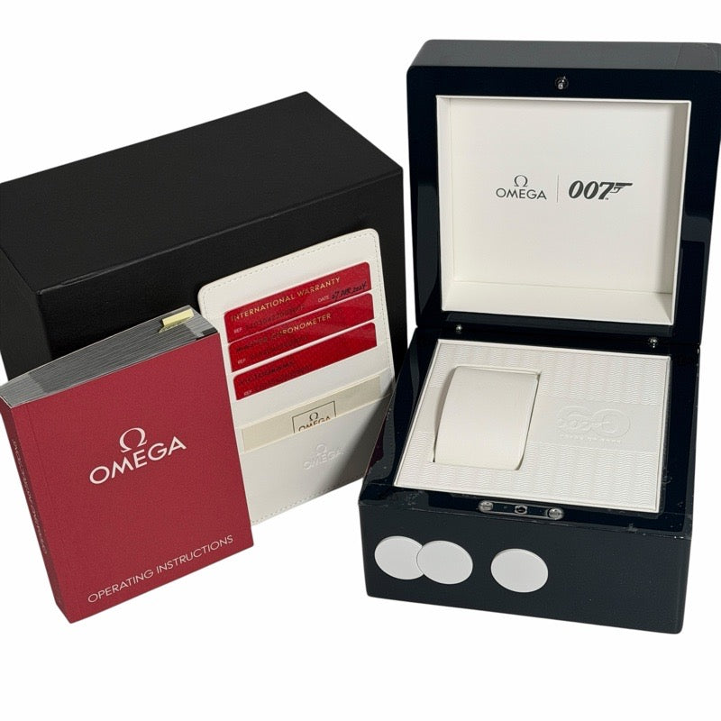 オメガ 210.30.42.20.03.002 シーマスター ダイバー300M ボンド映画60周年記念モデル ブルー ステンレス