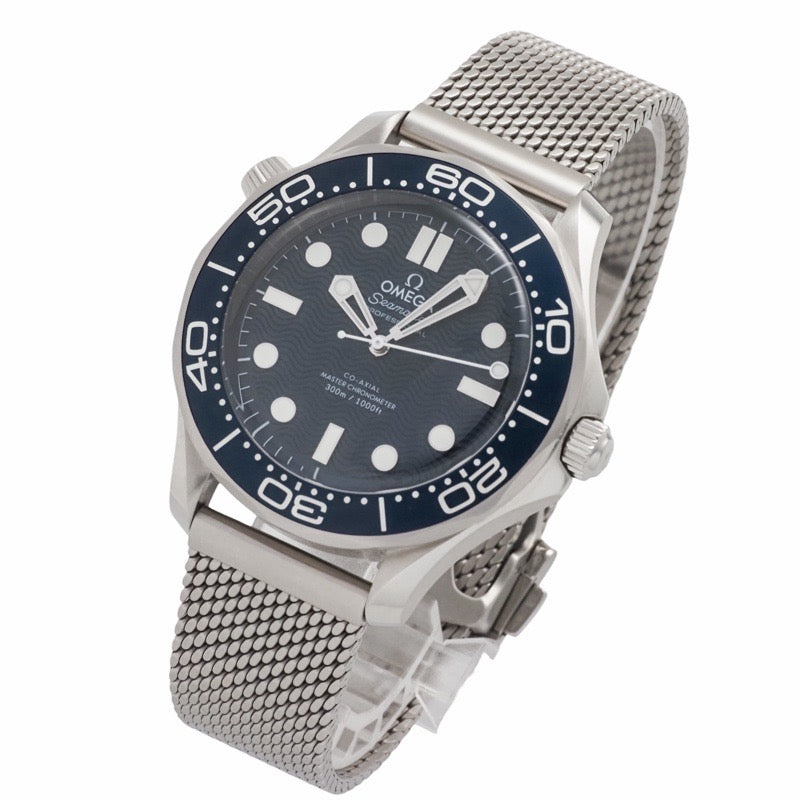 Omega 210.30.42.20.03.002 Seamaster Diver 300M Bond 60th Anniversary Model Blue Stainless Steel