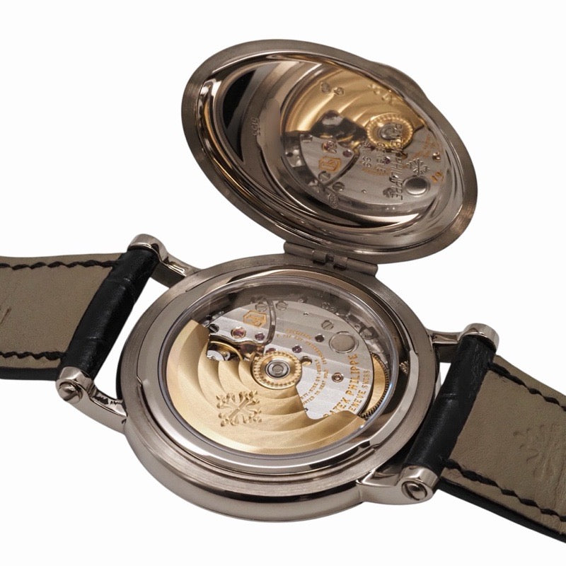 パテックフィリップ 5153G-010 カラトラバ オフィサー シルバー ホワイトゴールド