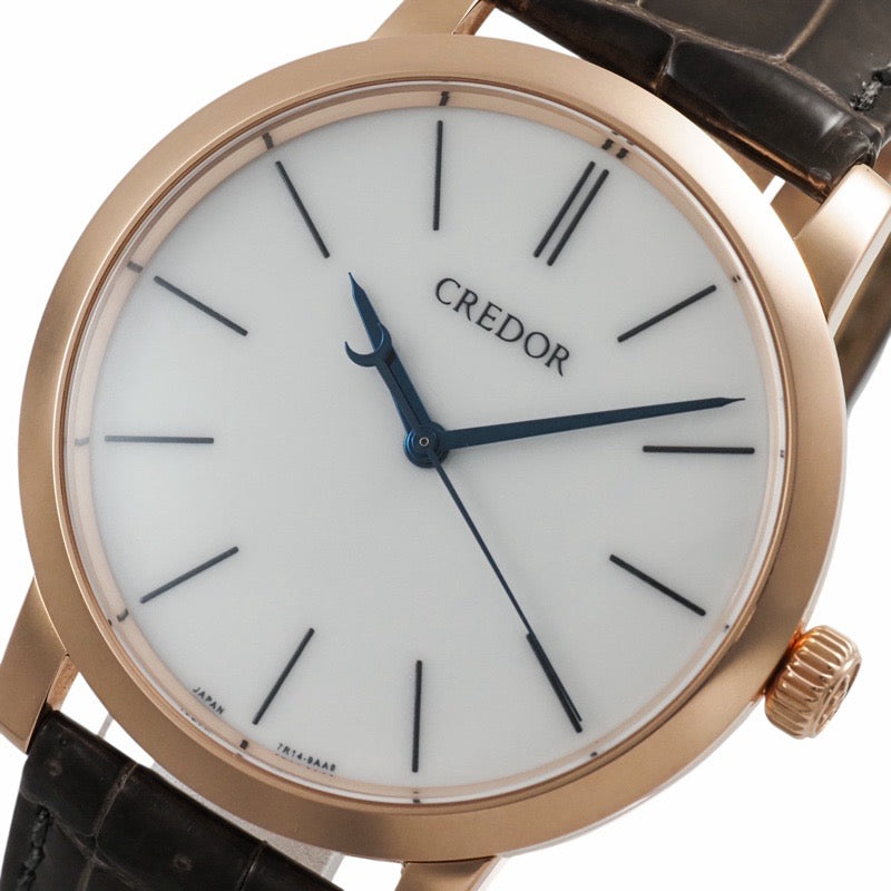 セイコー クレドール GBLT998 叡智 2 ( Eichi 2) ホワイト ピンクゴールド