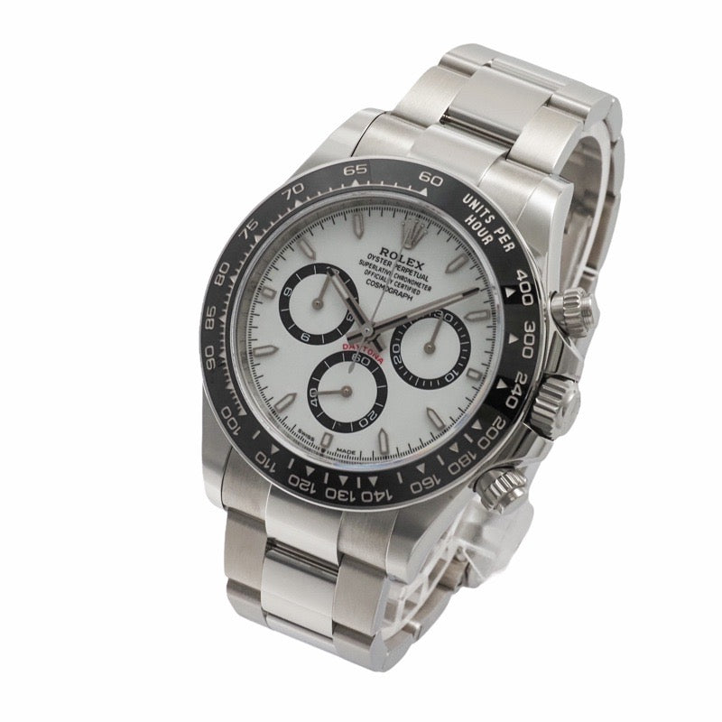 ロレックス 126500LN デイトナ 保証書2025年 ホワイト ステンレス
