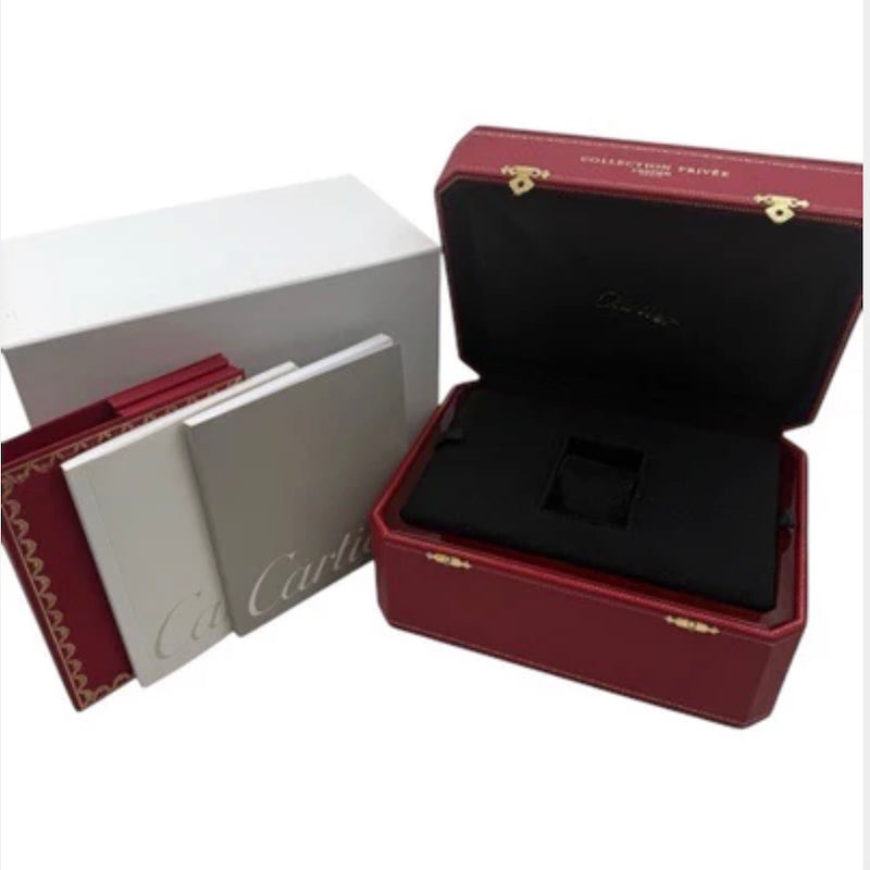 Cartier W1546551 / 2762 Tortue One-Push Chrono / Monopusher Chrono CPCP Silver White Gold
