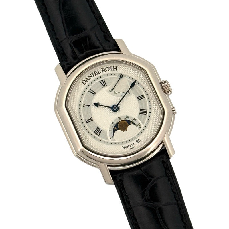 Daniel Roth 0357BCSL 2000 Anniversary Limited Edition of 50 Pieces Moon Phase Power Reserve Silver White Gold