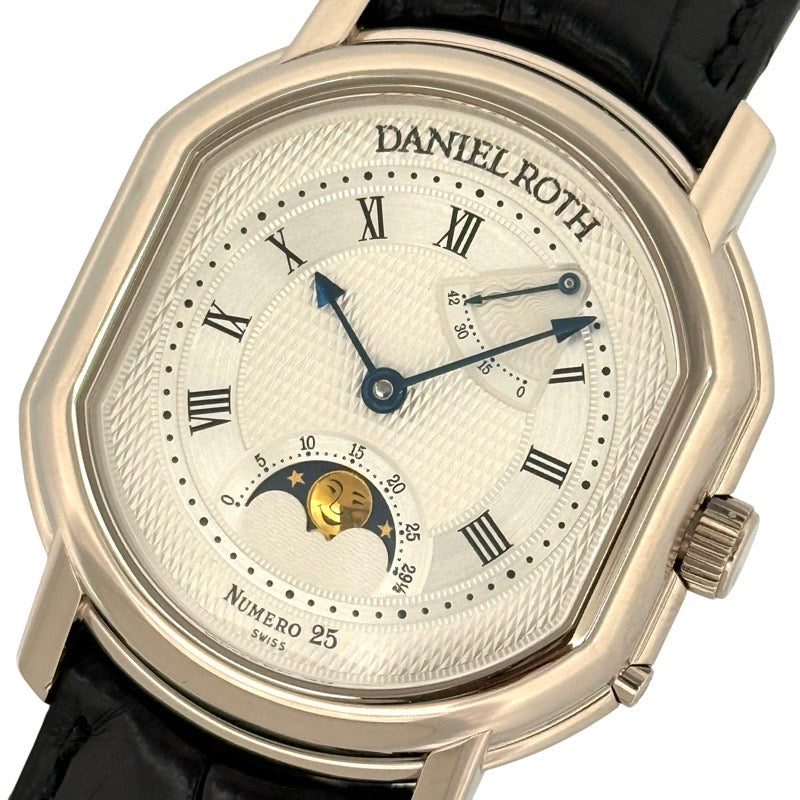 Daniel Roth 0357BCSL 2000 Anniversary Limited Edition of 50 Pieces Moon Phase Power Reserve Silver White Gold