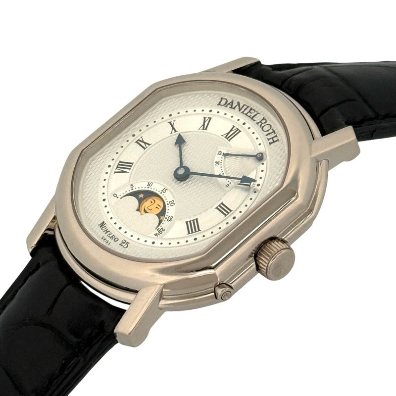 Daniel Roth 0357BCSL 2000 Anniversary Limited Edition of 50 Pieces Moon Phase Power Reserve Silver White Gold