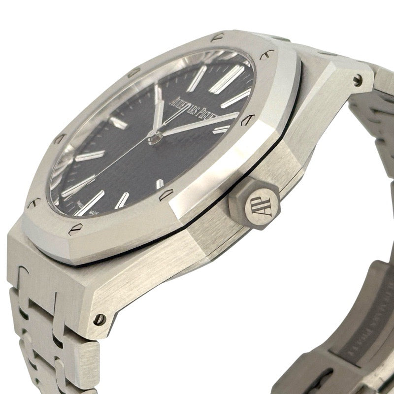 Audemars Piguet 15510ST.OO.1320ST.06 Royal Oak with warranty card 2024, Night Blue, Stainless Steel