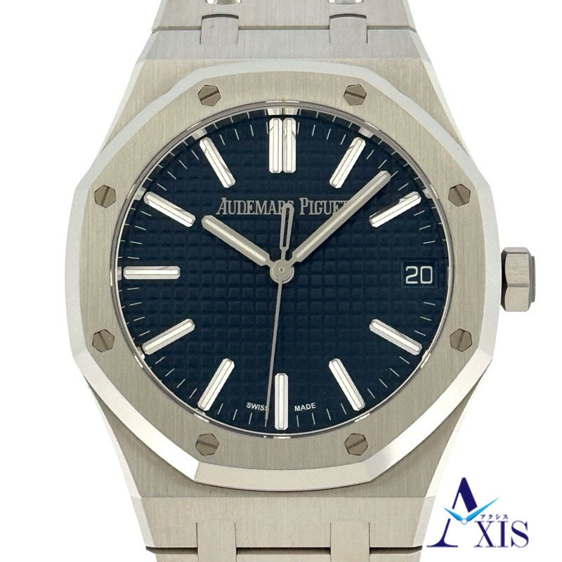 Audemars Piguet 15510ST.OO.1320ST.06 Royal Oak with warranty card 2024, Night Blue, Stainless Steel