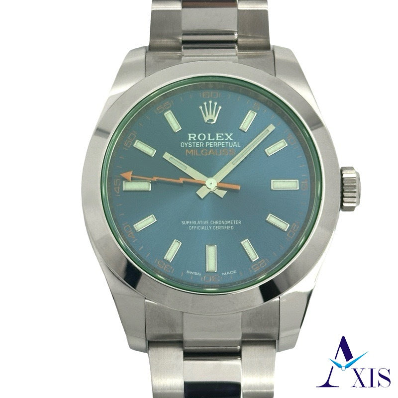 【委託販売/現金特価】ロレックス 116400GV ミルガウス Zブルー