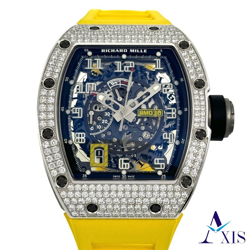 リシャール ミル【RM030】RICHARD MILLE 腕時計 オートマティック デクラッチャブル ローター メンズ