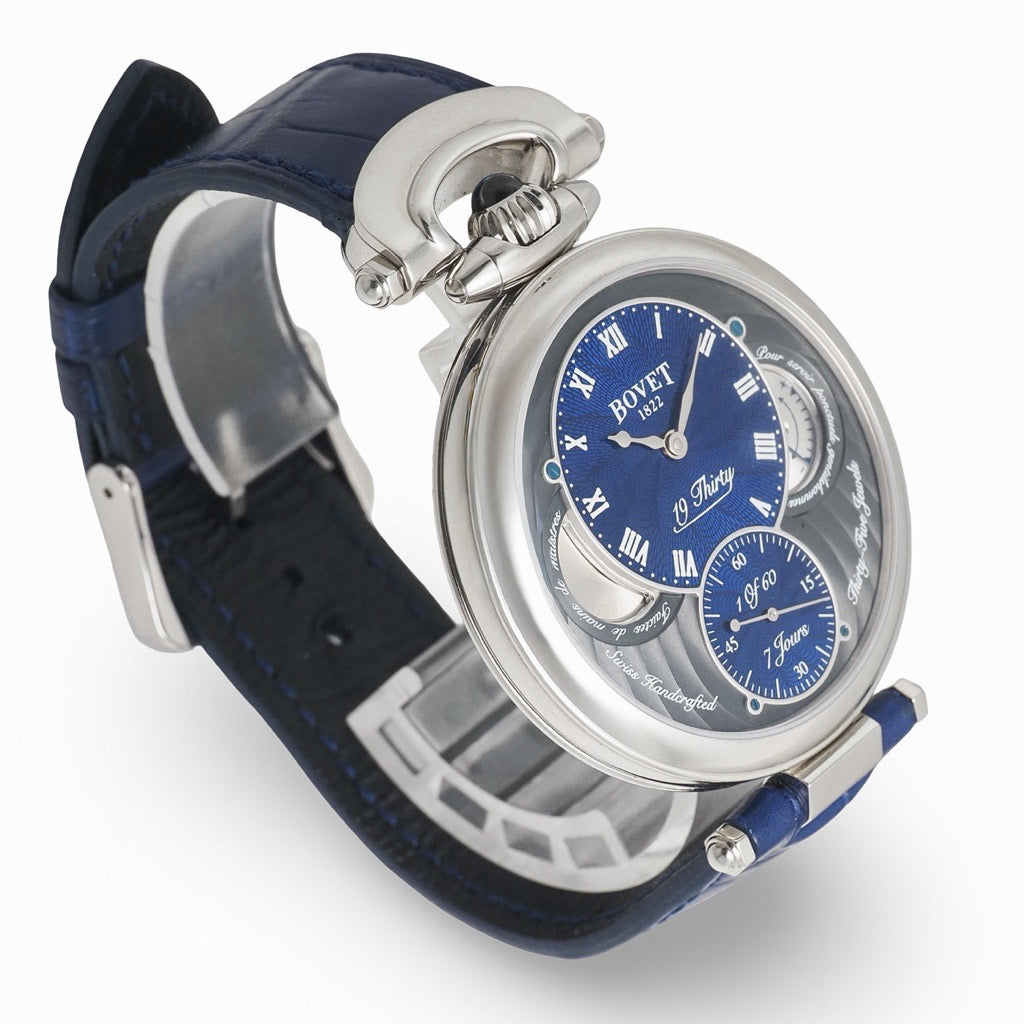 Bovet NTS0058 19Thirty Limited Edition of 60 Pieces Worldwide Blue Stainless Steel