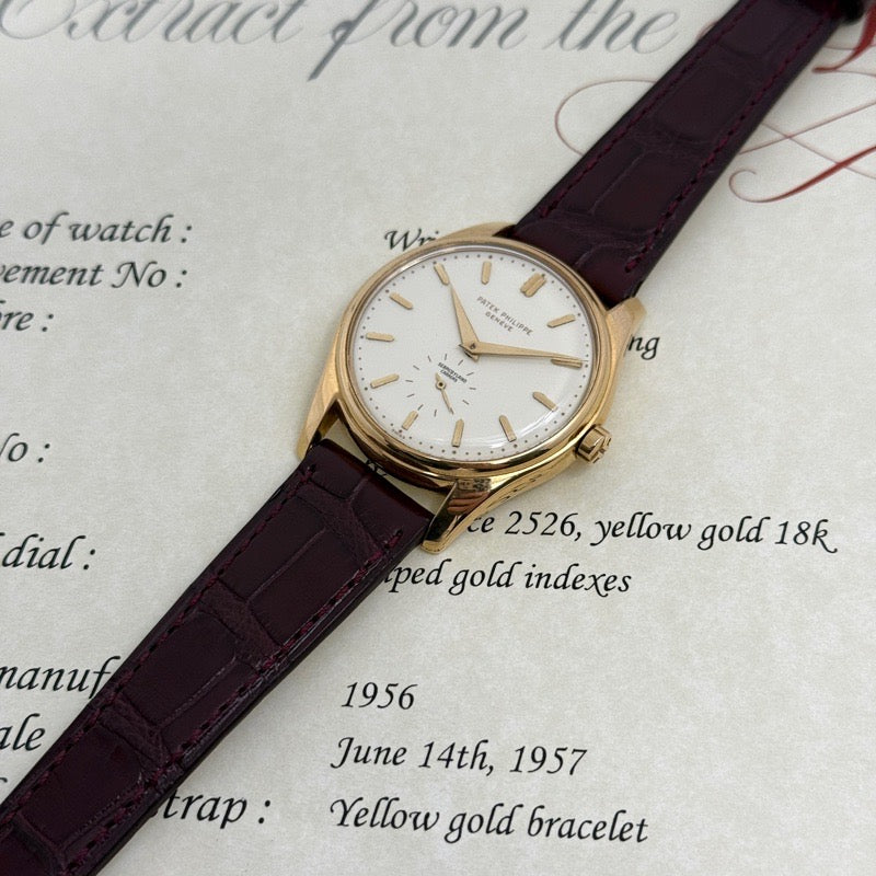 Patek Philippe 2526 Calatrava Tropical Serpico W Name