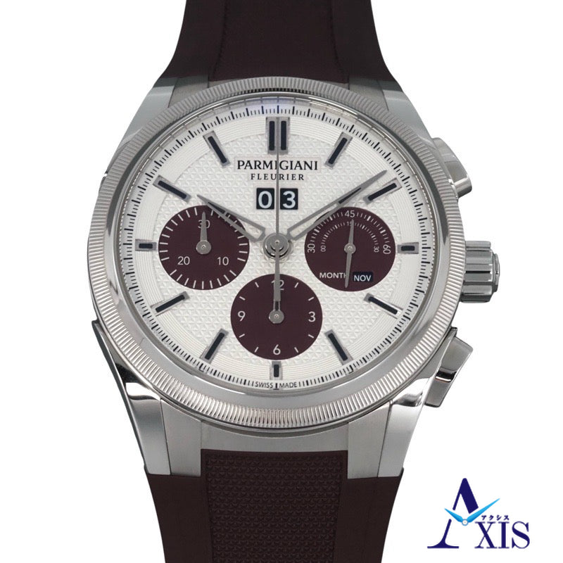 Parmigiani Fleurier PFC906-1020002-400181 Tonda GT Chronograph Silver/Granata Stainless Steel