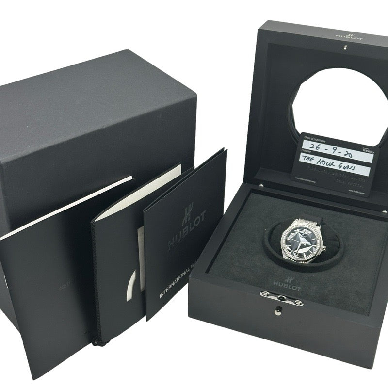 【委託販売/現金特価】ウブロ 550.NS.1800.RX.1804.ORL19 クラシック・フュージョン オーリンスキー チタニウム オルタナティブ パヴェ