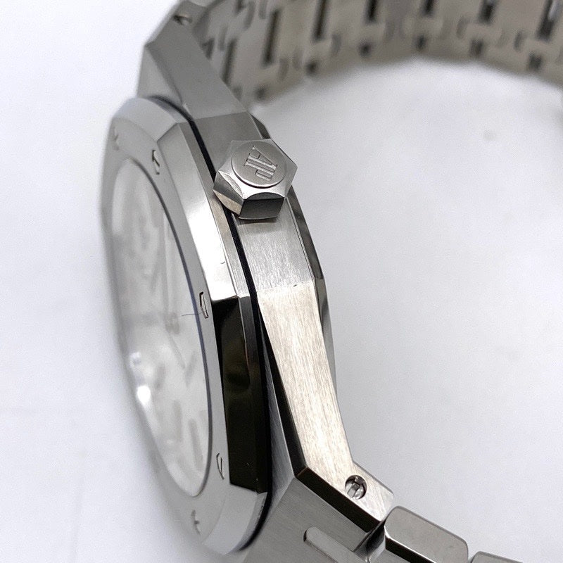 15300ST.OO.1220ST.01 ロイヤルオーク ホワイト ステンレススチール