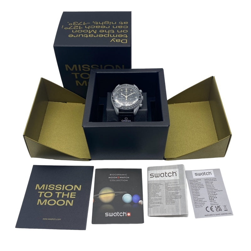 【委託販売/現金特価】【スウォッチ】オメガ SO33M102-111 MISSION TO MOON GOLD