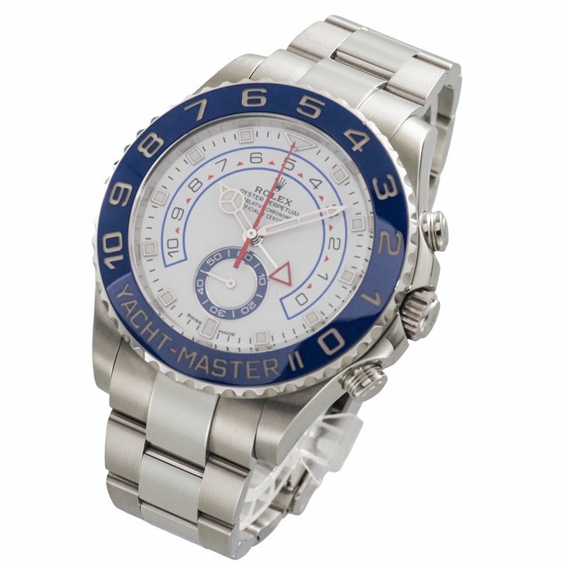 ロレックス 116680 ヨットマスター2 ホワイト ステンレススチール
