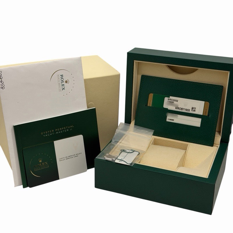 ロレックス 116680 ヨットマスター2 ホワイト ステンレススチール