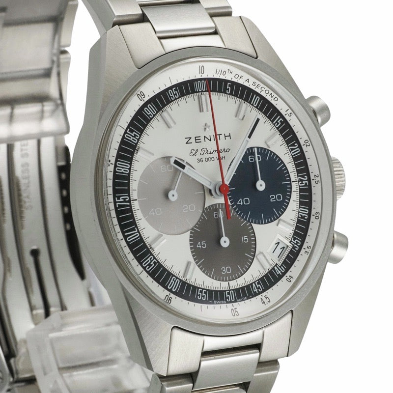 Zenith 03.3200.3600/69.M3200 Chronomaster Original Silver Stainless Steel