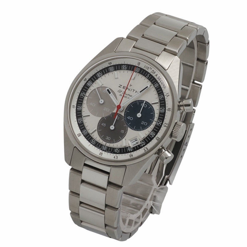 Zenith 03.3200.3600/69.M3200 Chronomaster Original Silver Stainless Steel