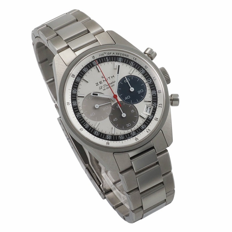 Zenith 03.3200.3600/69.M3200 Chronomaster Original Silver Stainless Steel