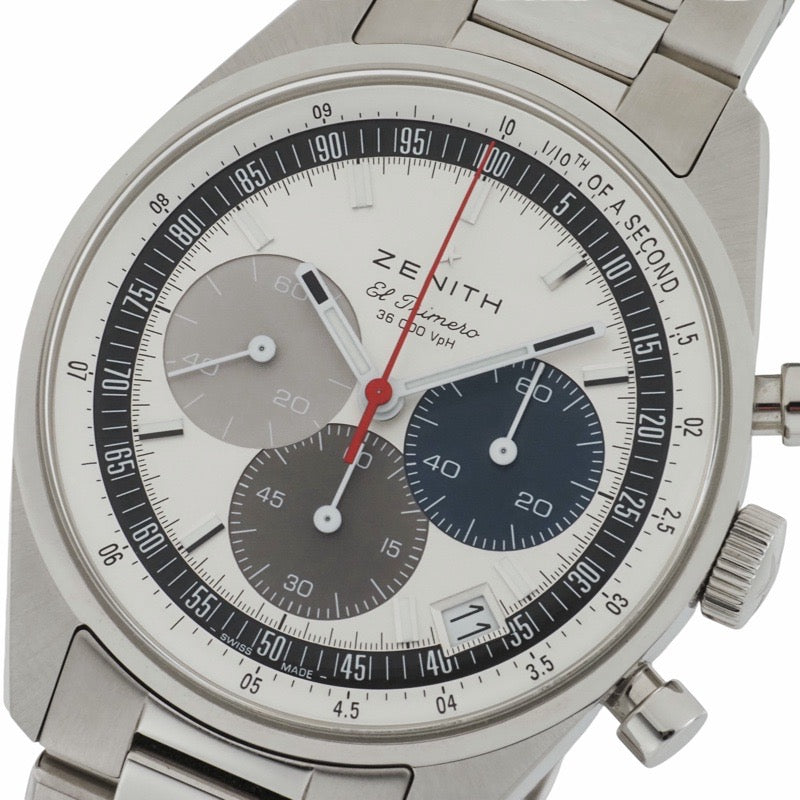 Zenith 03.3200.3600/69.M3200 Chronomaster Original Silver Stainless Steel