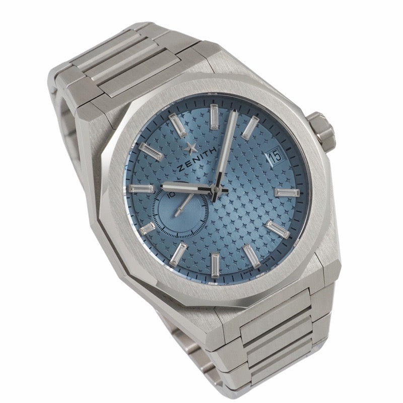 真力时 03.9300.3620/16.I001 Defy Skyline，日本限量版（100枚），冰蓝色不锈钢表壳