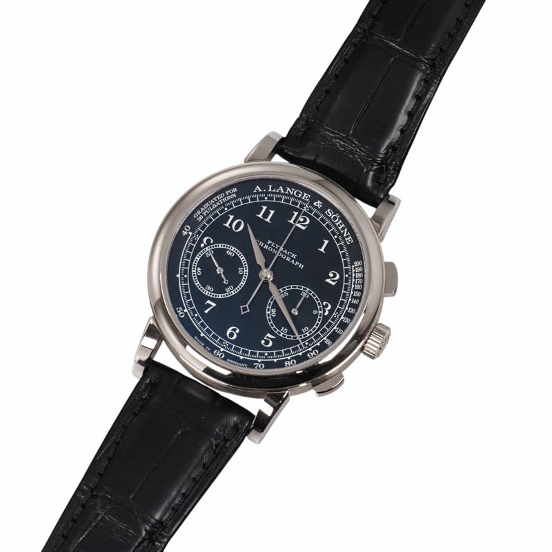 ランゲ＆ゾーネ 414.028 1815 クロノグラフ ブラック ホワイト