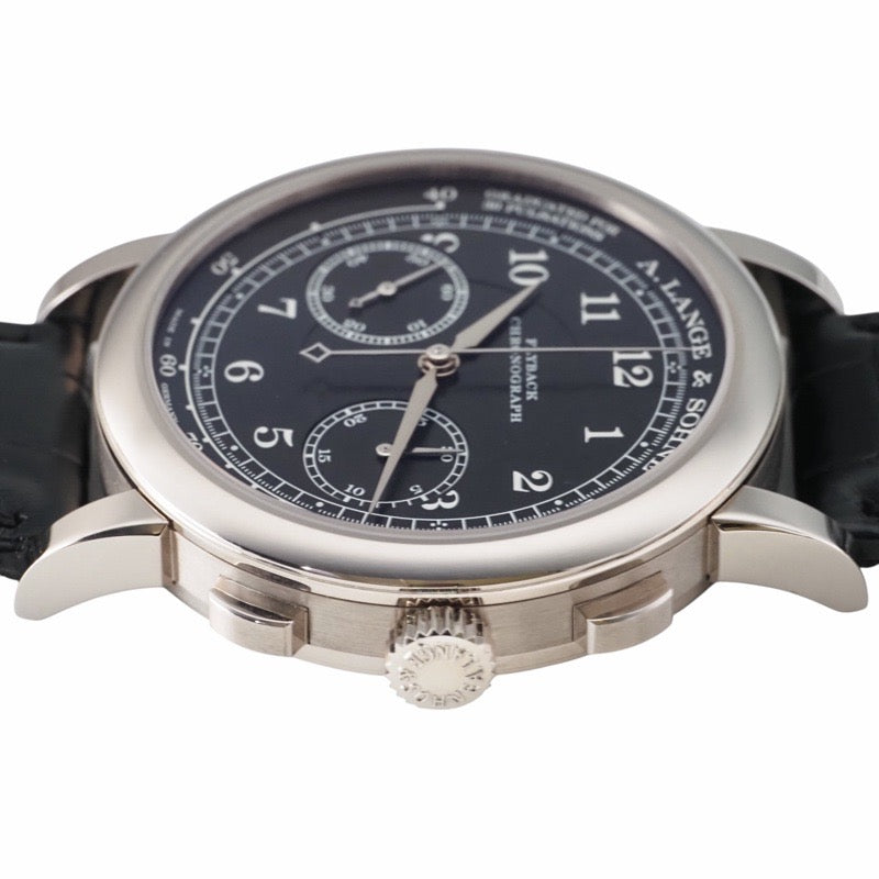 ランゲ＆ゾーネ 414.028 1815 クロノグラフ ブラック ホワイト