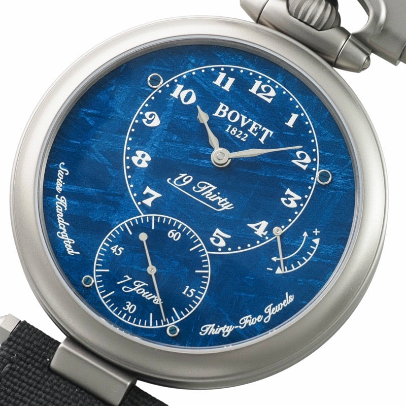 【未使用】ボヴェ NTT0011 19Thirty チタニウム ブルーメテオライト チタン
