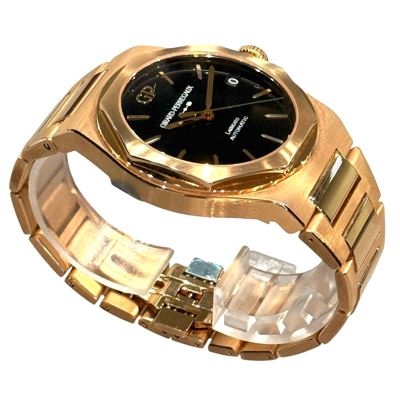 Girard-Perregaux 81010-52-3118-1CM Laureato Black Onyx Rose Gold