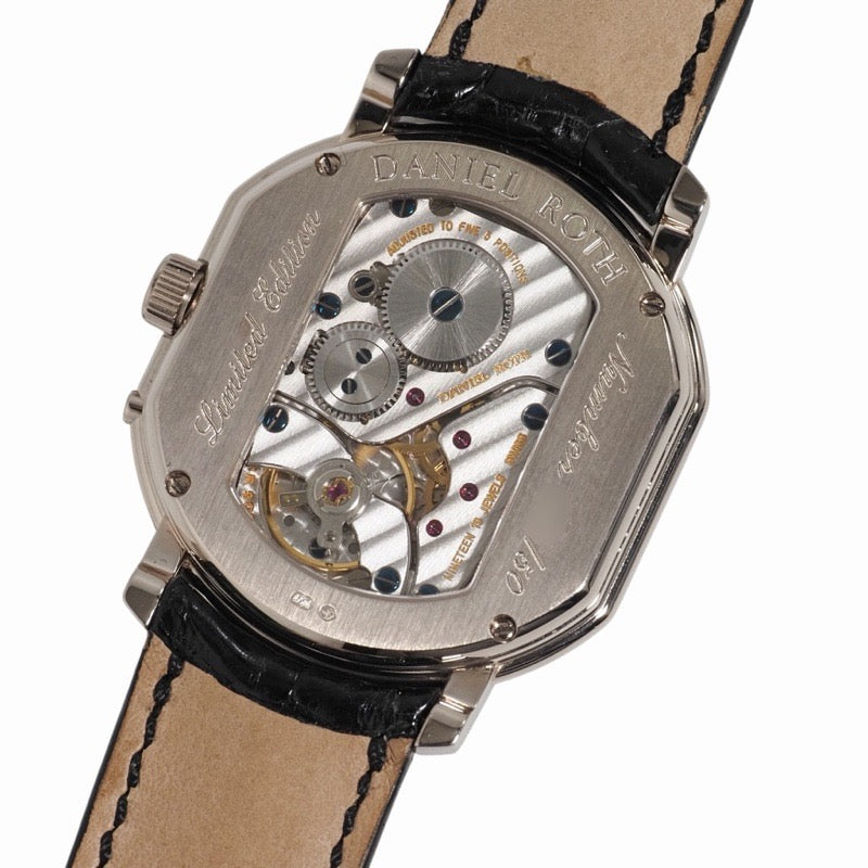 Daniel Roth 0357BCSL 2000 Anniversary Limited Edition of 50 Pieces Moon Phase Power Reserve Silver White Gold