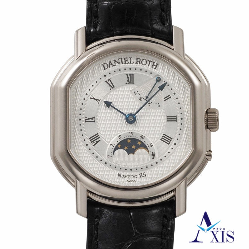 Daniel Roth 0357BCSL 2000 Anniversary Limited Edition of 50 Pieces Moon Phase Power Reserve Silver White Gold