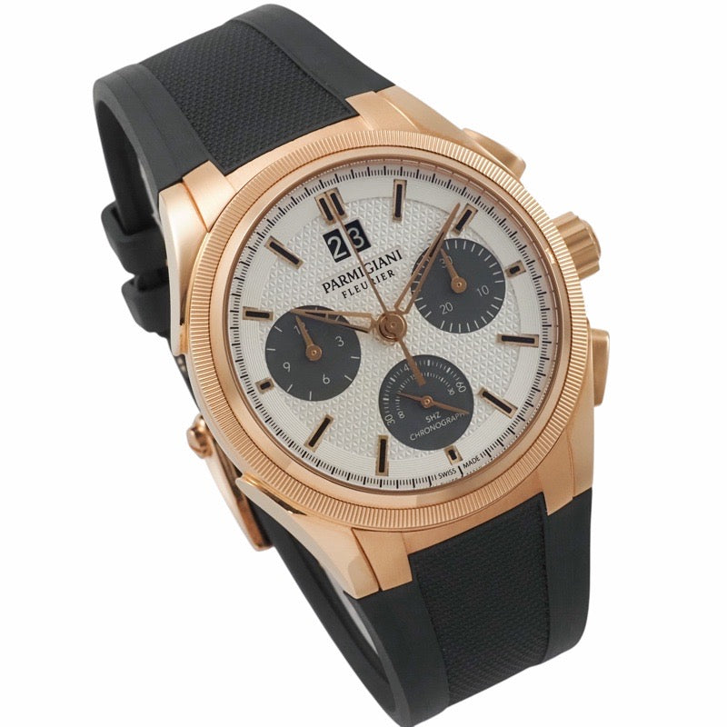 帕玛强尼 PFC903-2020001-400181 Tonda GT 计时码表，银色和玫瑰金配色