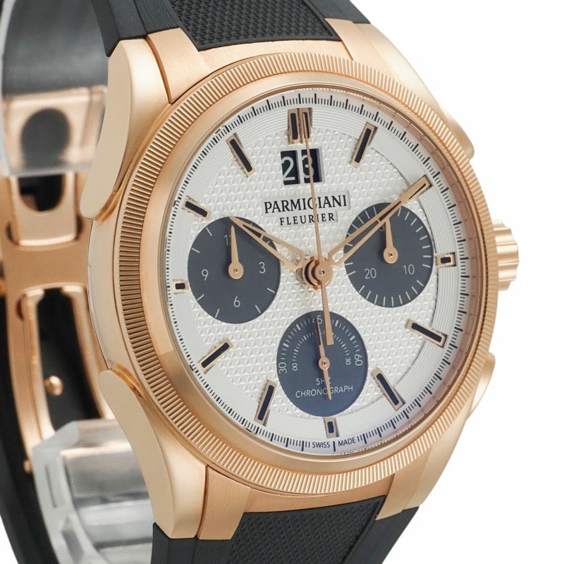 Parmigiani Fleurier PFC903-2020001-400181 Tonda GT Chronograph in Silver and Pink Gold