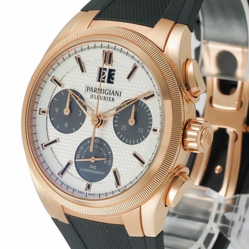 帕玛强尼 PFC903-2020001-400181 Tonda GT 计时码表，银色和玫瑰金配色