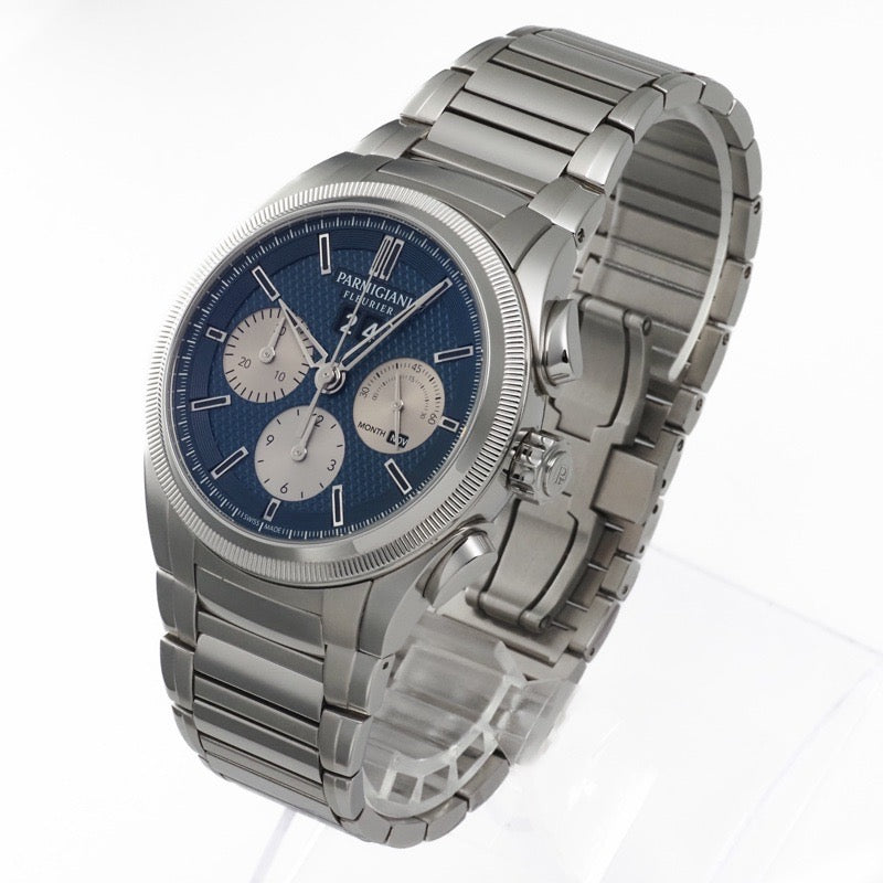 パルミジャーニ　フルリエ PFS906-1020002-100182 トンダ GT クロノグラフ 100本限定 YOSHIDA ブルー ステンレス