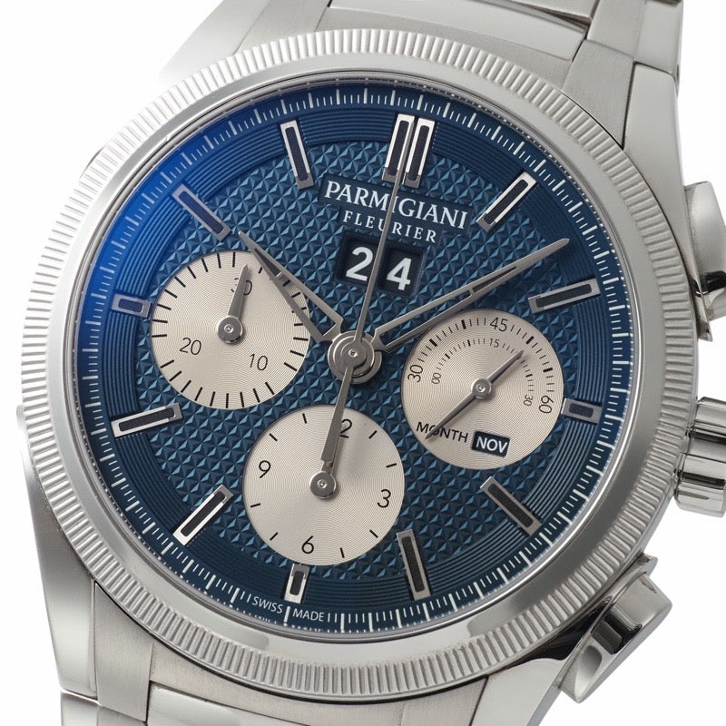 パルミジャーニ　フルリエ PFS906-1020002-100182 トンダ GT クロノグラフ 100本限定 YOSHIDA ブルー ステンレス