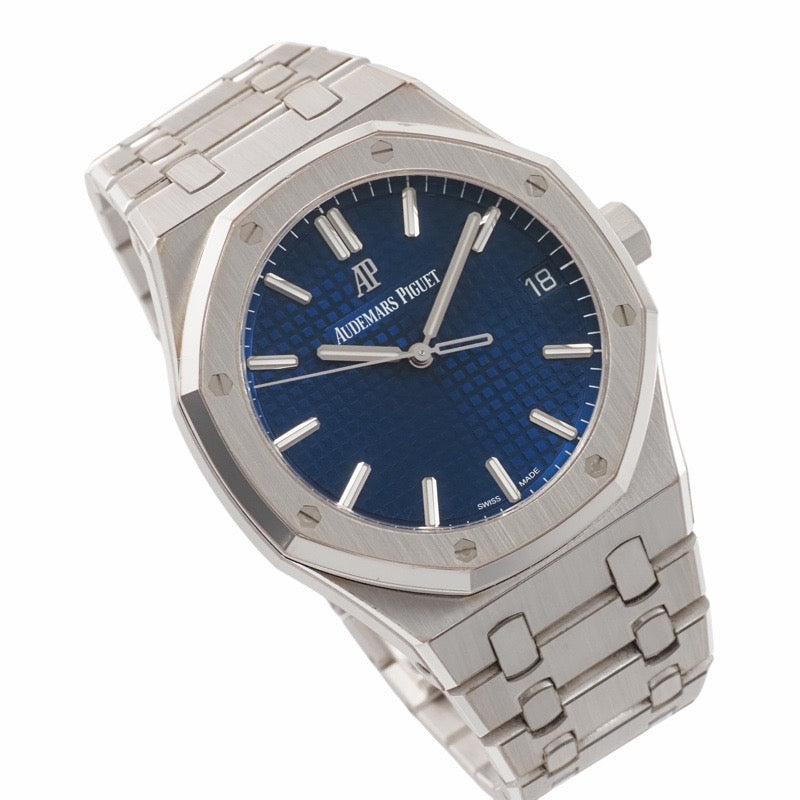 Audemars Piguet 15503BC.OO.1220.BC.01 Royal Oak, Limited Edition of 300 pieces, Blue and White Gold