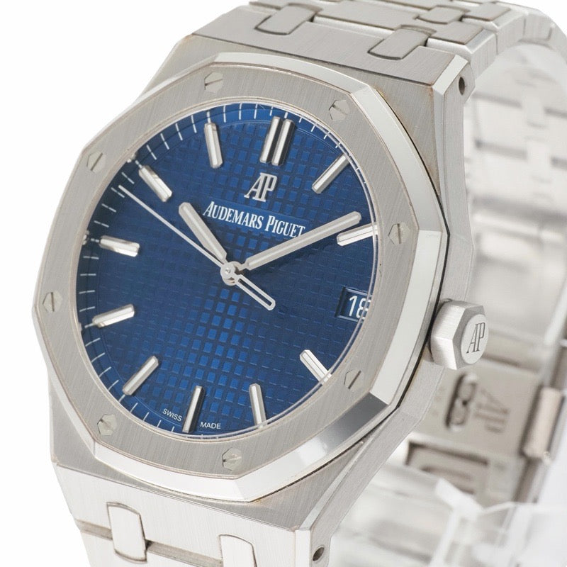 Audemars Piguet 15503BC.OO.1220.BC.01 Royal Oak, Limited Edition of 300 pieces, Blue and White Gold