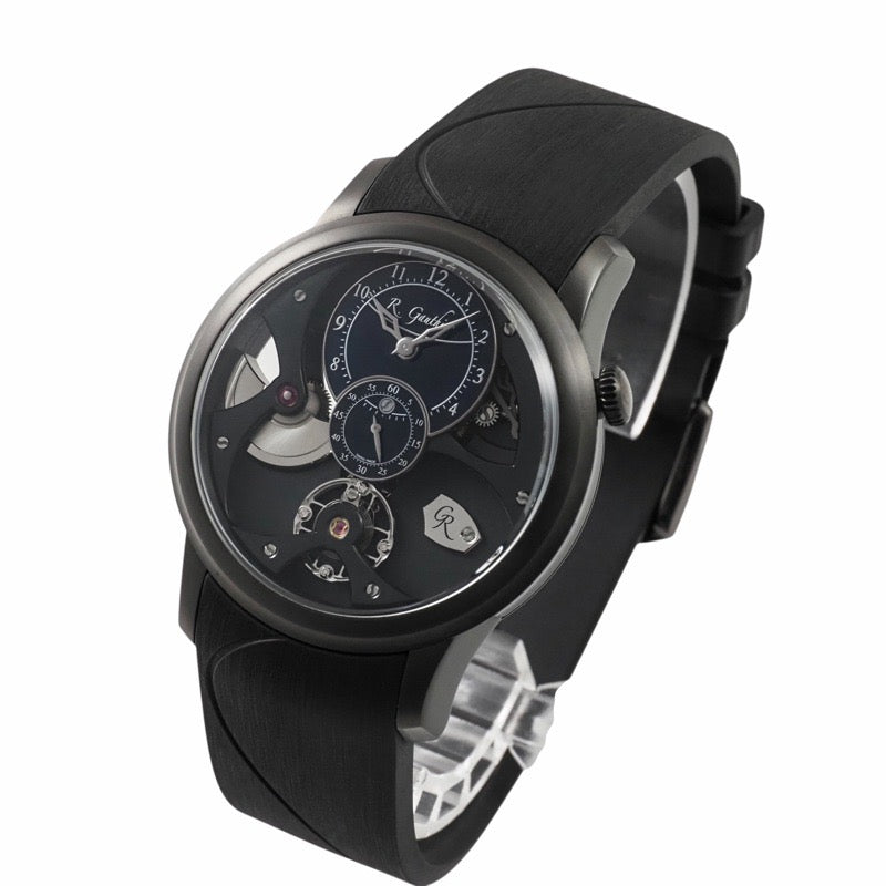 [Limited to 10 pieces] Roman Gautier MON00382 Insight Micro Rotor Blue Grand Feu Enamel Titanium