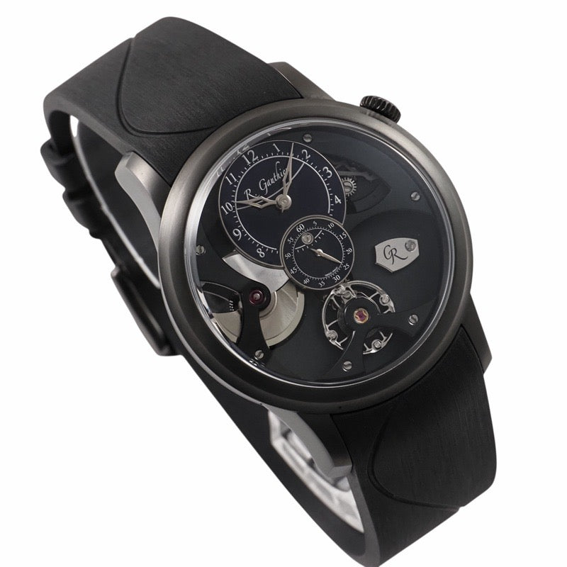 [Limited to 10 pieces] Roman Gautier MON00382 Insight Micro Rotor Blue Grand Feu Enamel Titanium