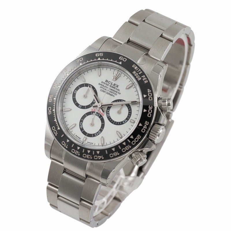 【未使用】ロレックス 126500LN デイトナ　保証書2025年 ホワイト ステンレス