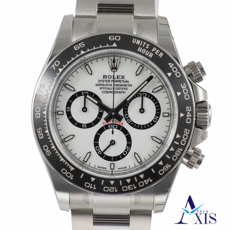 【未使用】ロレックス 126500LN デイトナ　保証書2025年 ホワイト ステンレス