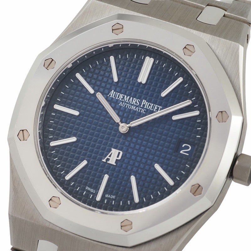 オーデマ・ピゲ 15202IP.OO.1240IP.01 ロイヤルオーク ジャンボ エクストラシン 250本限定 ブルー チタン