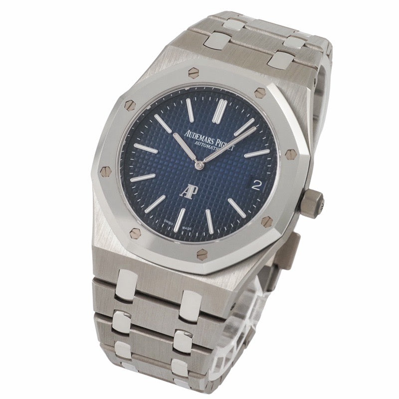 オーデマ・ピゲ 15202IP.OO.1240IP.01 ロイヤルオーク ジャンボ エクストラシン 250本限定 ブルー チタン