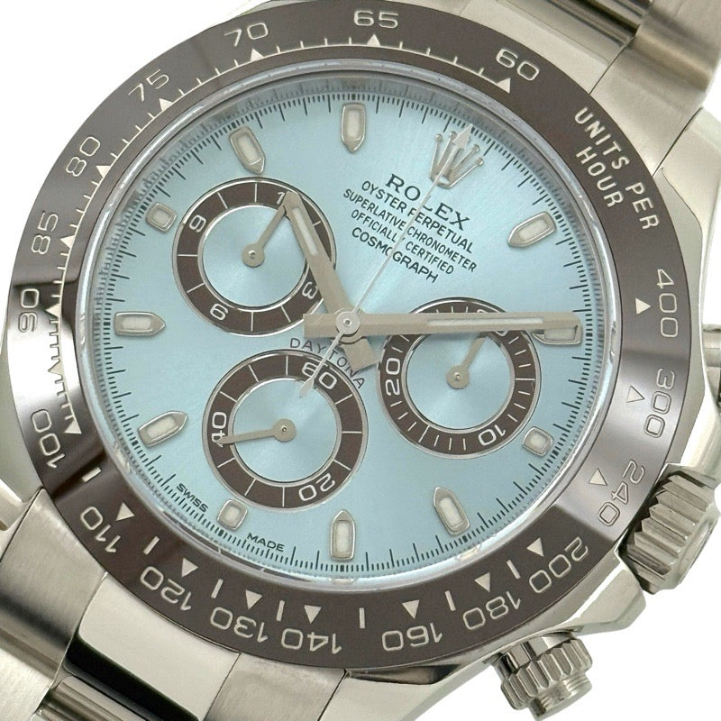 Rolex 116506 Daytona Warranty 2017 Ice Blue Platinum
