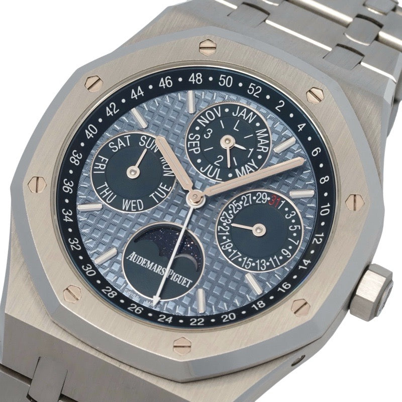 オーデマ・ピゲ 26574ST.OO.1220ST.03 ロイヤルオーク パーペチュアルカレンダー ブルー ステンレス