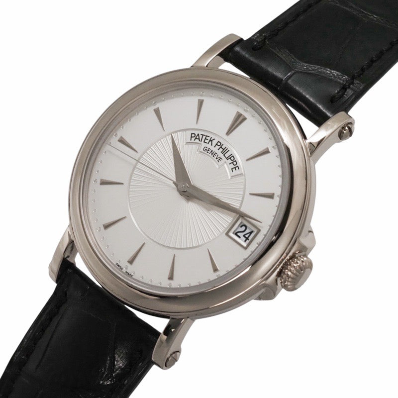 Patek Philippe 5153G-010 Calatrava Officer Silver White Gold